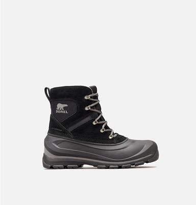 Sorel Buxton Boots UK - Mens Hiking Boots Black,Grey (UK7320851)